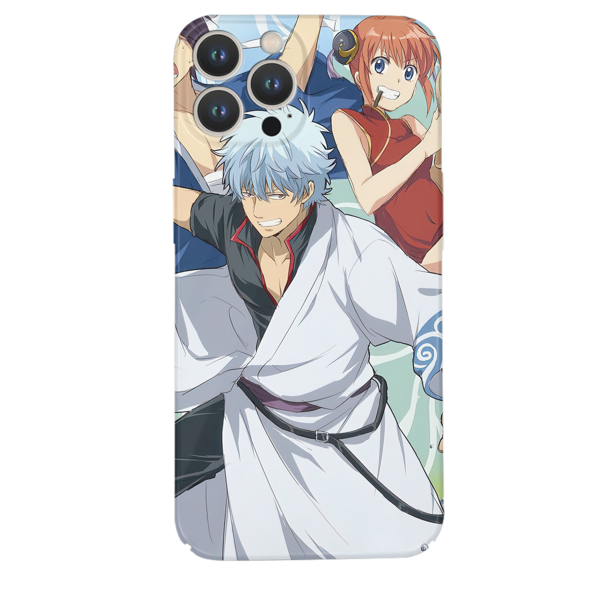 （画像用） ぎんたま 坂田銀時（さかたぎんとき） 神楽 志村新八（しむら しんぱち） GINTAMA Sakata Gintoki Kagura Shimura Shinpachi 【iPhone 14シリーズ対応】ハードケース